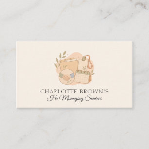 Human Resources Recruitment Talent Management Care Business Card