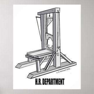 Human Resources Satire Poster