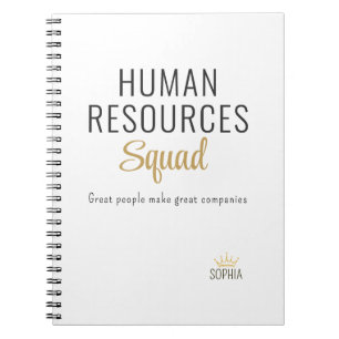 Human Resources Squad – Personalized Notebook