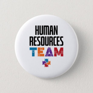 Human Resources Team HR 2 Inch Round Button