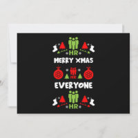 Human Resources Ugly Santa Xmas Gifts