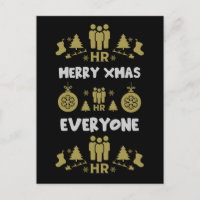 Human Resources Ugly Santa Xmas Gifts