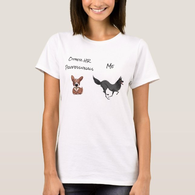 Human Resources Wolf Dog Other HR Professionals T-Shirt (Front)