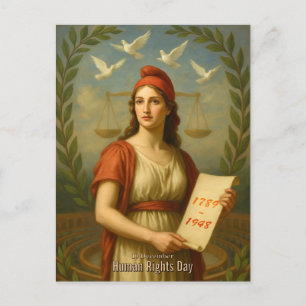 Human Rights Day 10 Event gift Postcard