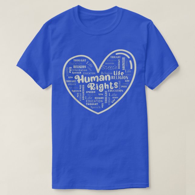 Human Rights Day 2021 T For Activist Feminists Lov T-Shirt (Design Front)