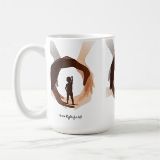 Human Rights for All – Minimal Diversity Circle De Coffee Mug
