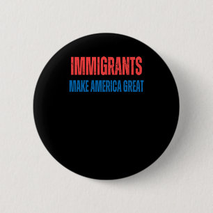 Human Rights Immigration Make America Great 2025 2 Inch Round Button