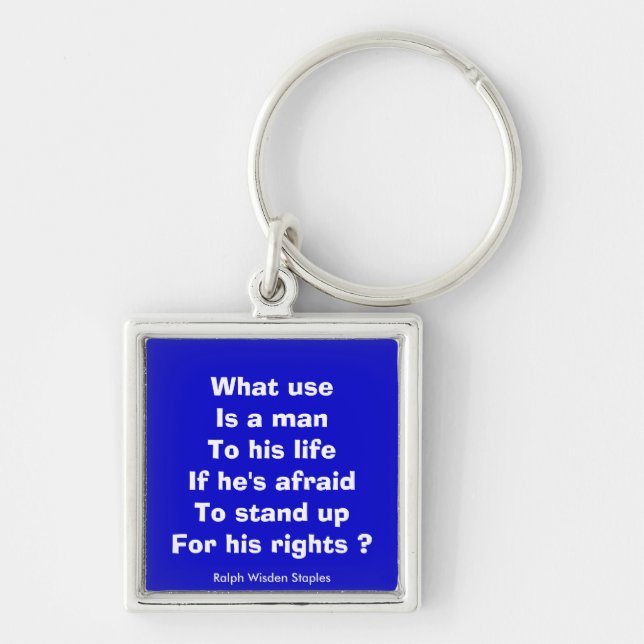 Human rights keychain (Front)