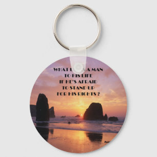 Human rights keychain