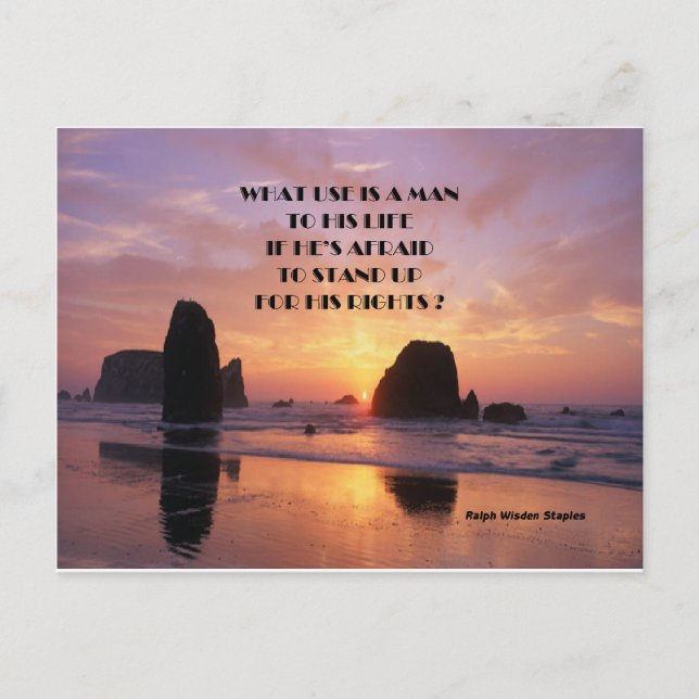 Human rights postcard (Front)