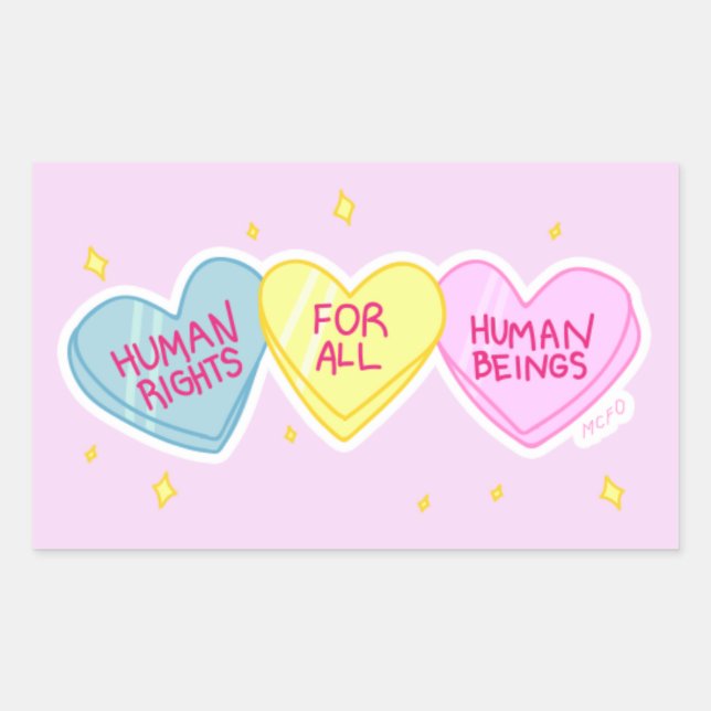 Human Rights sticker (Front)