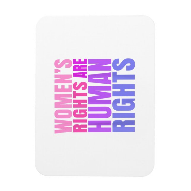 Human Rights Womens Right Magnet (Vertical)