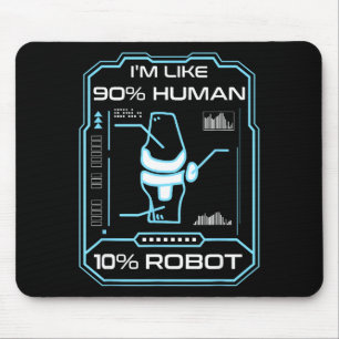Human Robot New Knee Surgery Joke Funny Knee Repla Mouse Pad