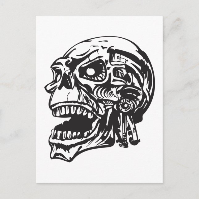 Human Skull 134 Postcard (Front)
