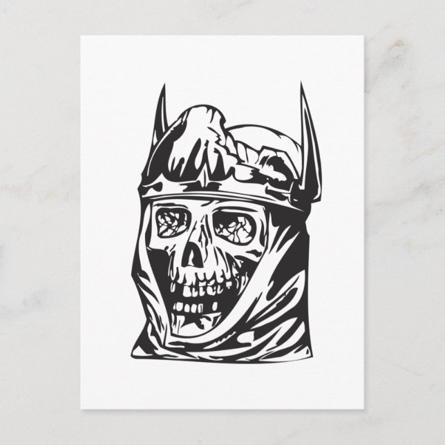 Human Skull 137 Postcard (Front)