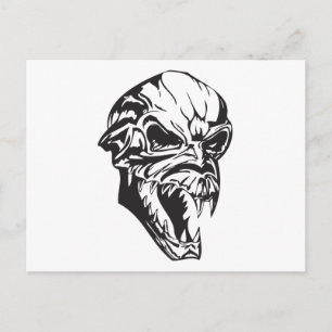 Human Skull 139 Postcard