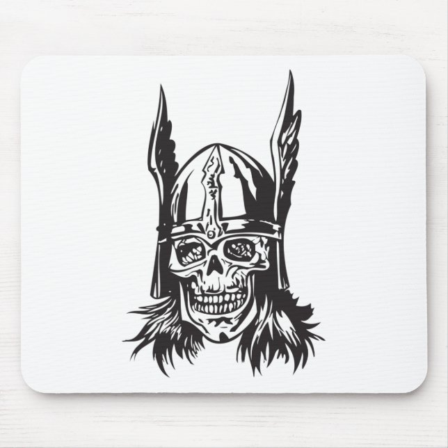 Human Skull 158 Mouse Pad (Front)