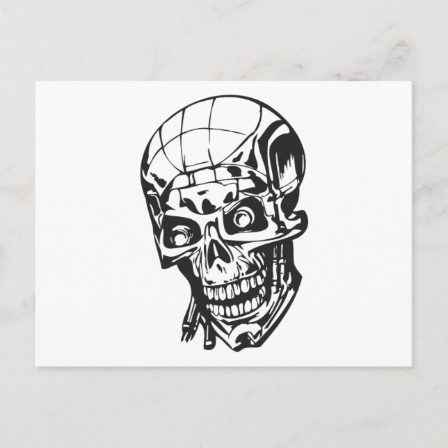 Human Skull 159 Postcard (Front)