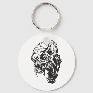 Human Skull 160 Keychain