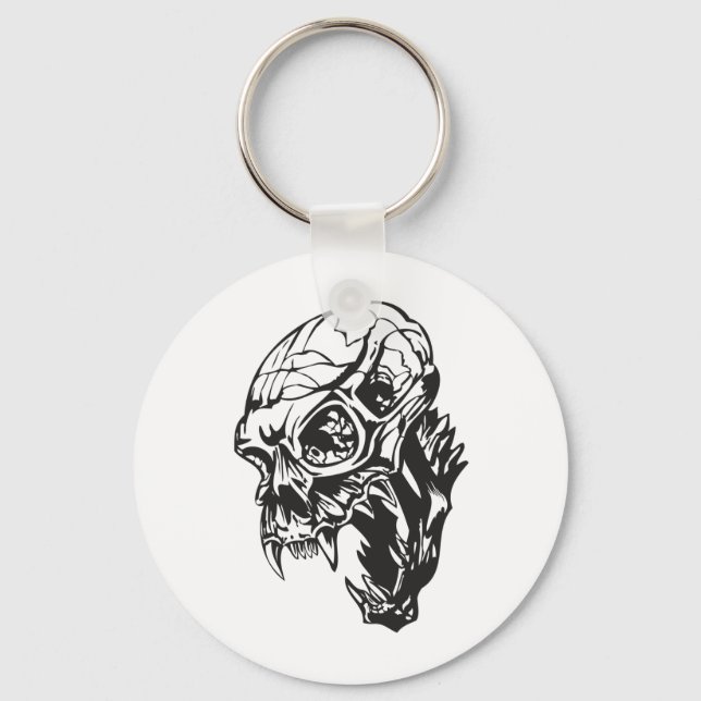 Human Skull 160 Keychain (Front)