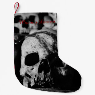Human Skull Collection Small Christmas Stocking