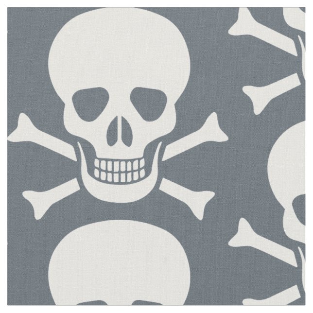 Human skull fabric (Close Up)