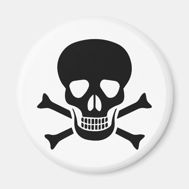 Human skull magnet (Front)
