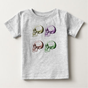 Human Skulls Baby T-Shirt