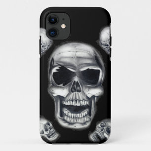 Human Skulls Black iPhone 5/5s Tough Xtreme Case