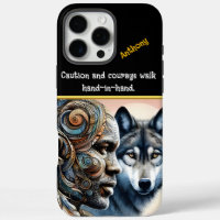Human spirit meets wolf essence harmoniously