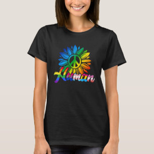 Human Sunflower Rainbow LGBT Flag Gay Pride Proud  T-Shirt