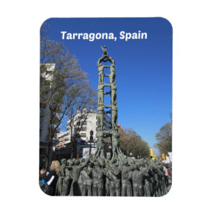 Human Tower statue, Spain Magnet