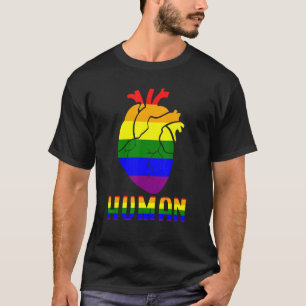 Human Transgender Pride Parade Lgbtq Love Equality T-Shirt