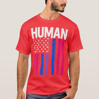Human Transgender Pride Trans Ally Flag Proud LGBT T-Shirt