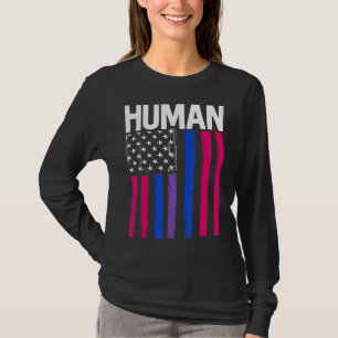 Human Transgender Pride Trans Ally Flag Proud Lgbt T-Shirt