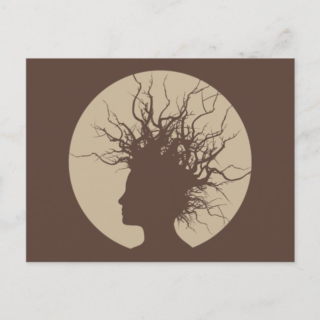 Human tree postcard (Front)