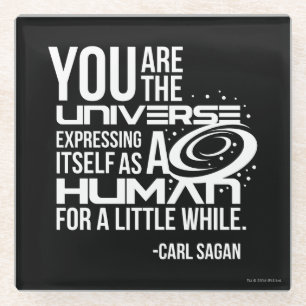 Human Universe Glass Coaster