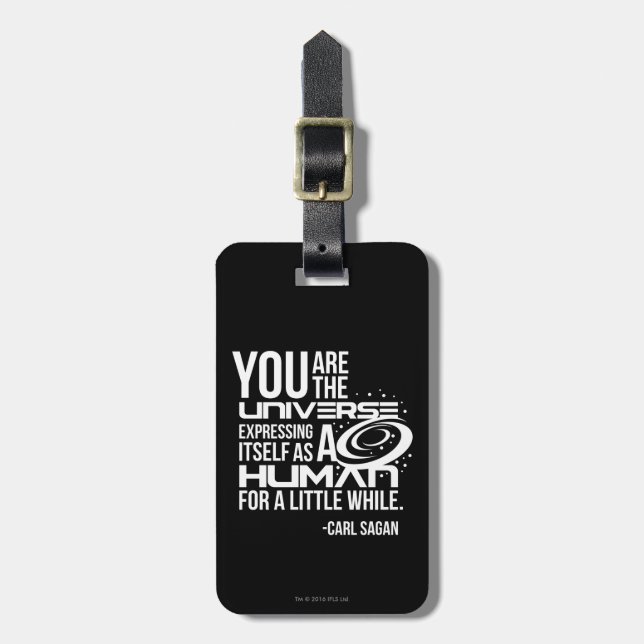 Human Universe Luggage Tag (Front Vertical)