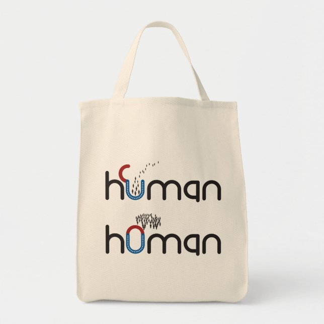 Human versus Homan  Tote Bag (Front)