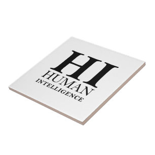 Human vs. AI typographic concept design Tile