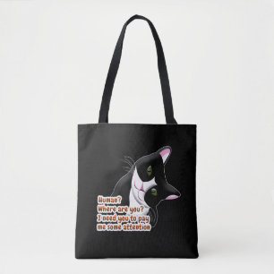 Human? Where are you? Cat Tote Bag