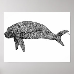 Humanatee Print