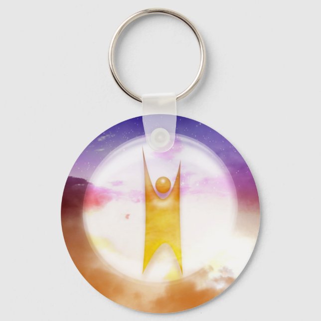Humanism Symbol Keychain (Front)