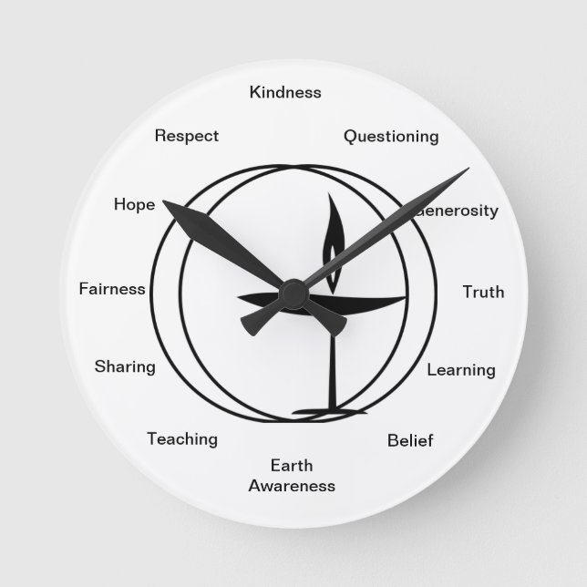 Humanitarian Wall Clock (Front)