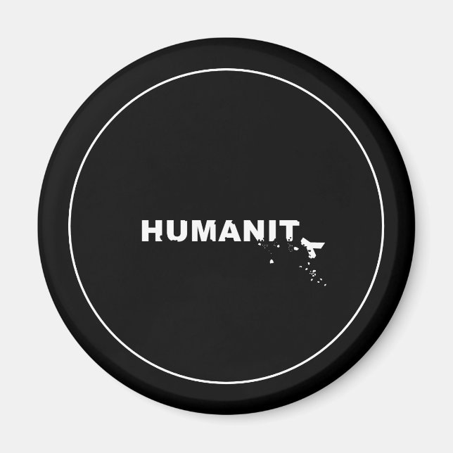 Humanity Crumbling Magnet (Front)