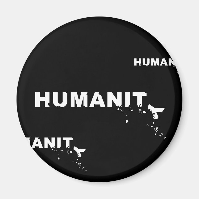 Humanity Crumbling Magnet (Front)