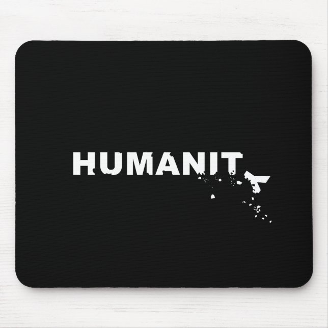 Humanity Crumbling Mouse Pad (Front)