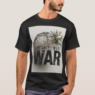 Humanity Over War – Anti World War Protest Art Shi T-Shirt