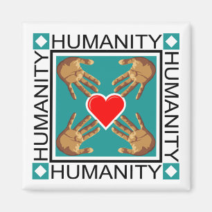 Humanity Stamp Magnet