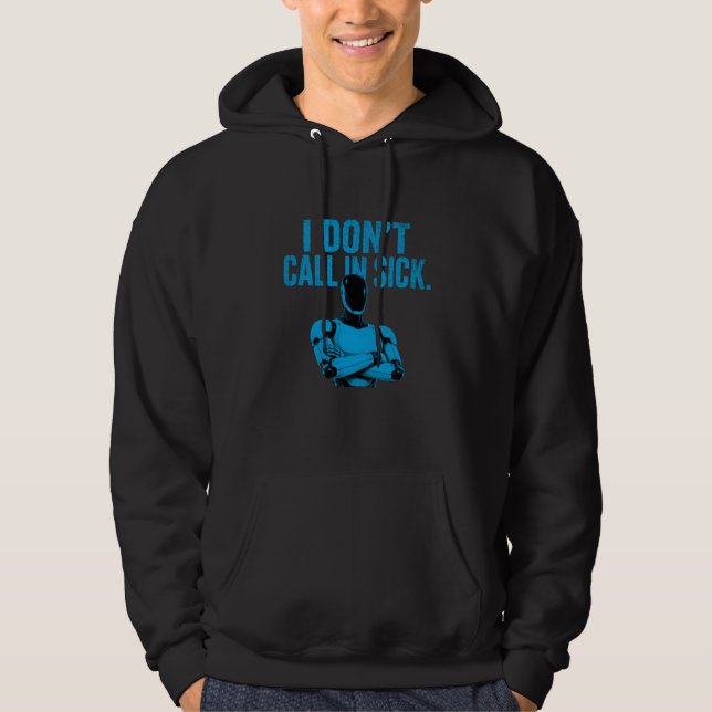 Humanoid AI Robot , tesla bot Hoodie (Front)